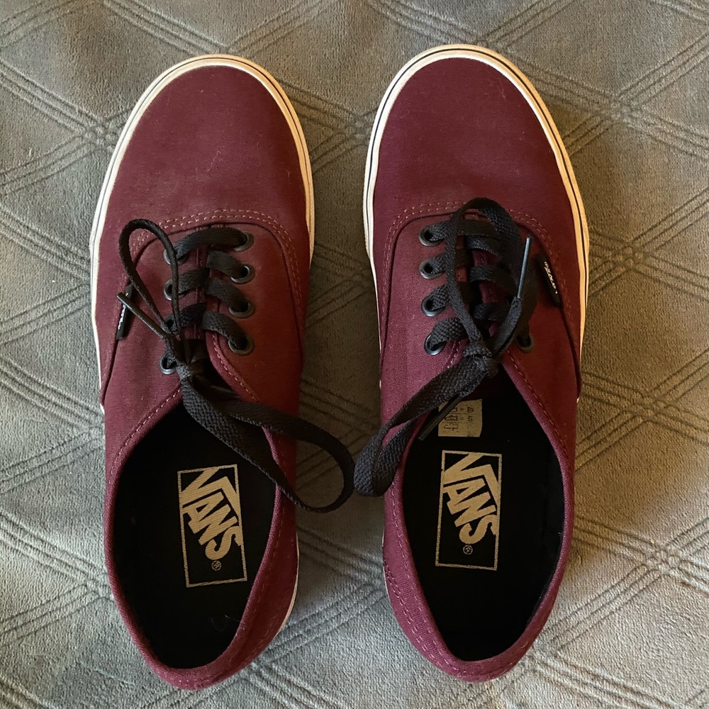 Maroon Vans